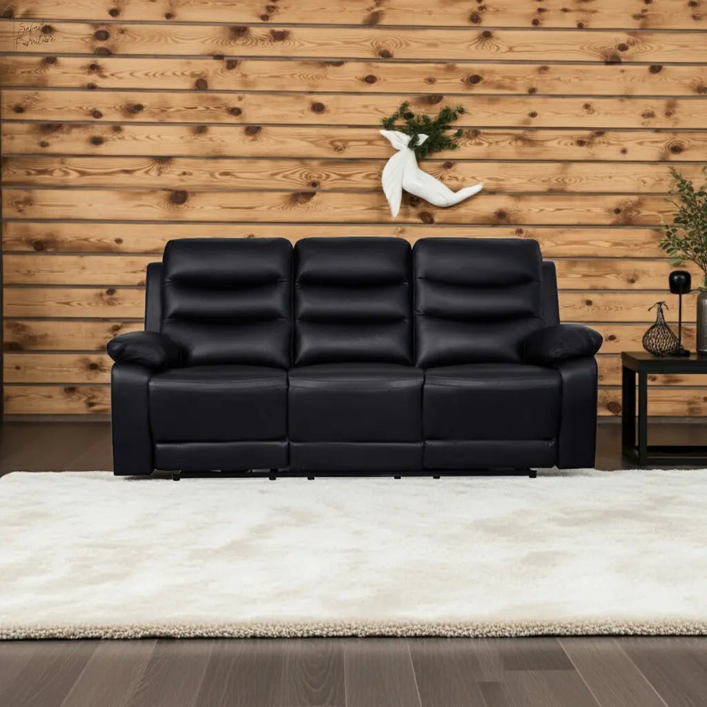 Three Seater Electric Recliner Sofa Technology Leather