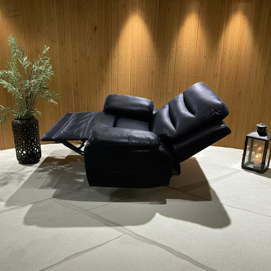 Black Technology Leather Electric Recliner Sofa in Gosnells - Perth Western Australia