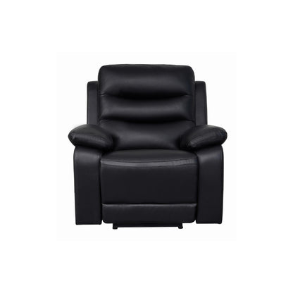 London Single Black Electric Recliner