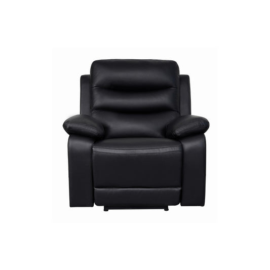 London Single Black Electric Recliner