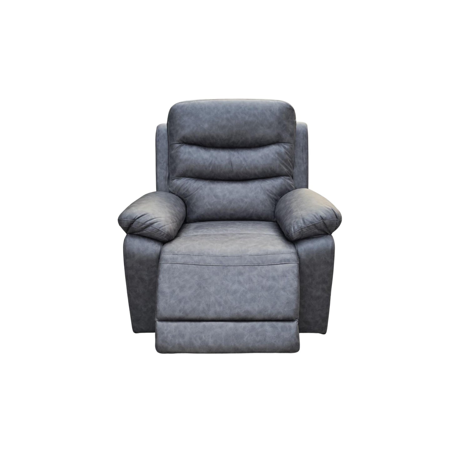 London Single Grey Electric Recliner