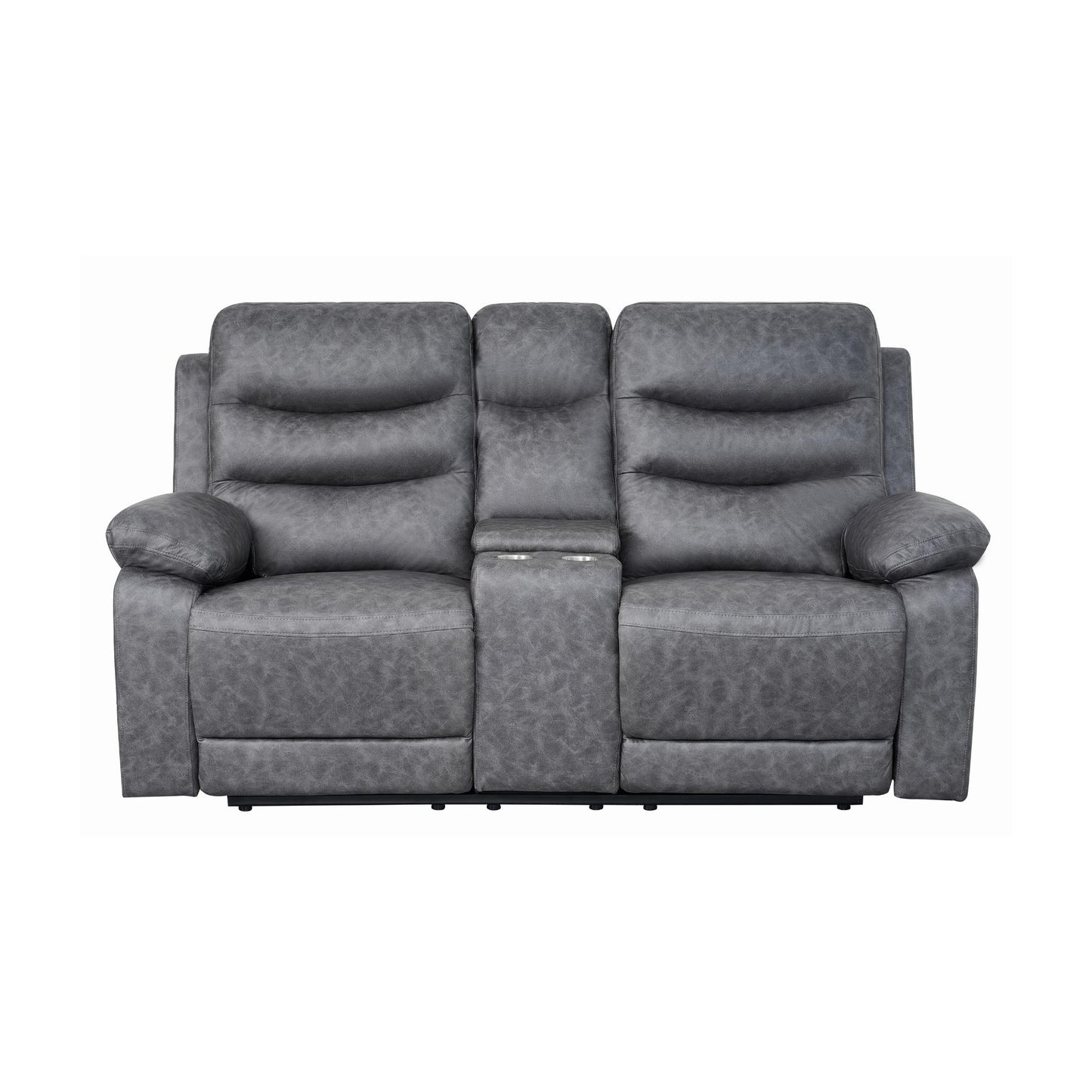 London 2 Seater Grey Electric Recliner