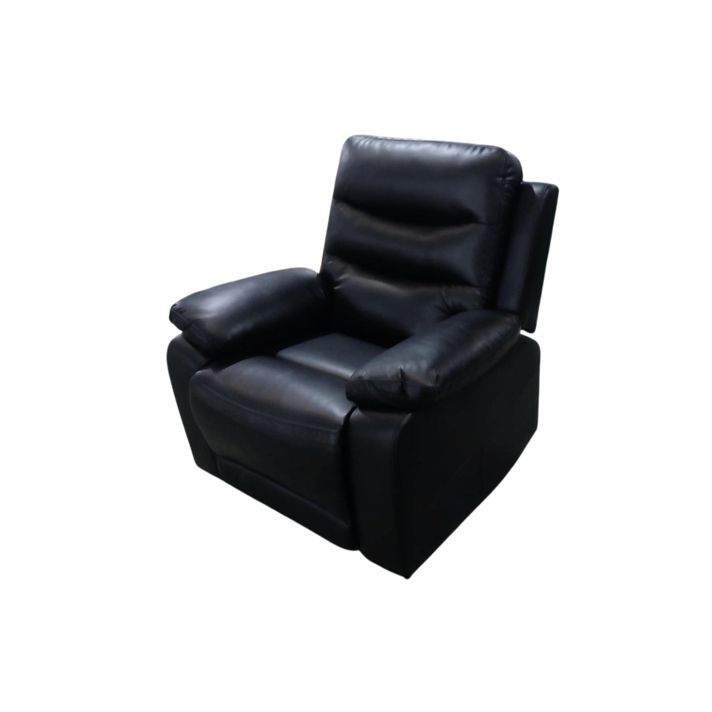 London Single Black Electric Recliner