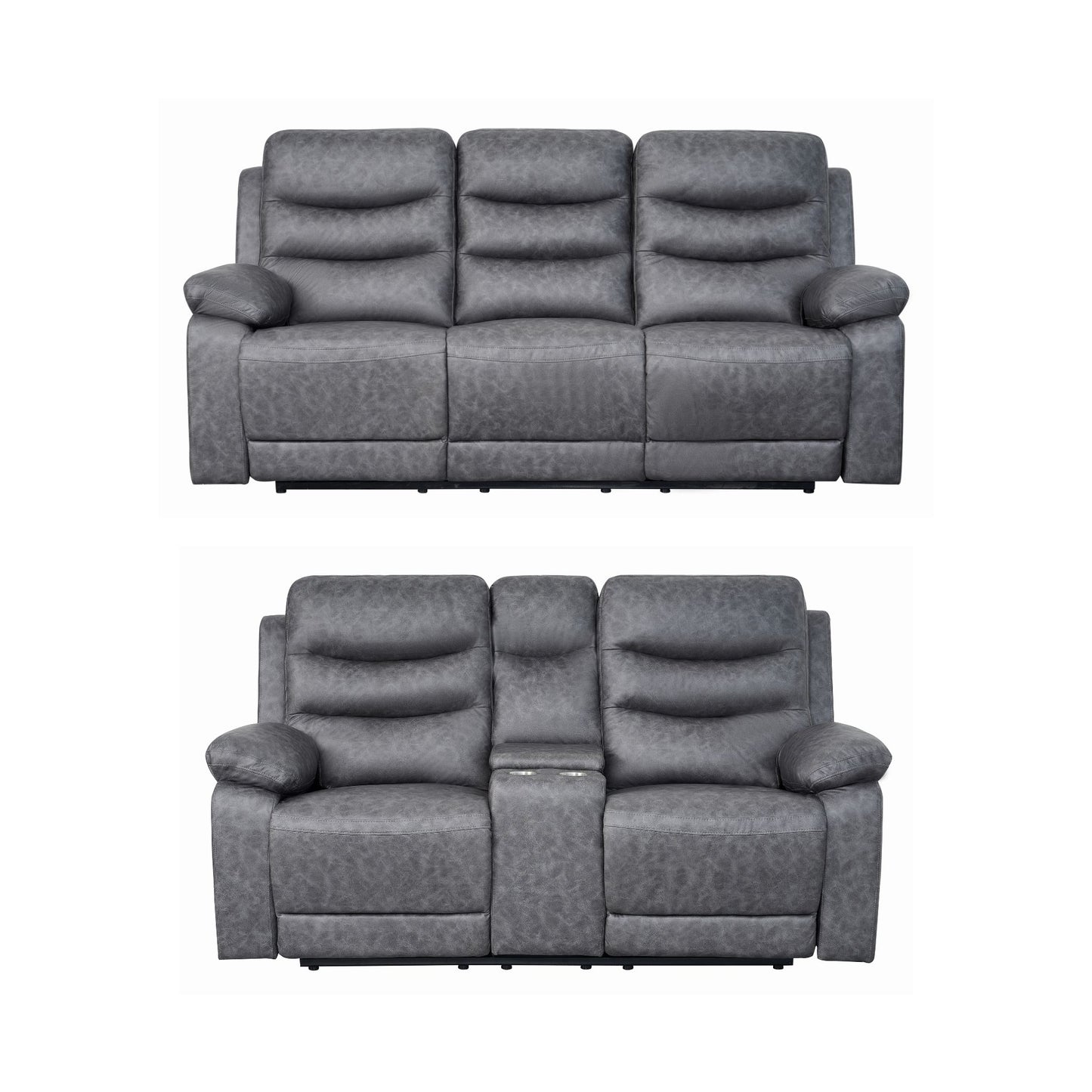 London Grey Electric Recliner Set (2+3 Seaters)