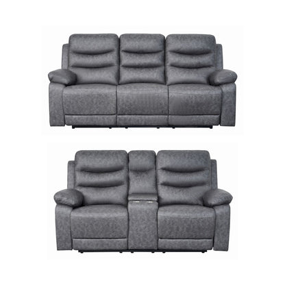 London Grey Electric Recliner Set (2+3 Seaters)