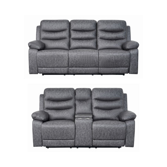 London Grey Electric Recliner Set (2+3 Seaters)