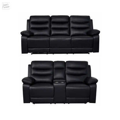 London Black Electric Recliner Set (2+3 Seaters) My Store