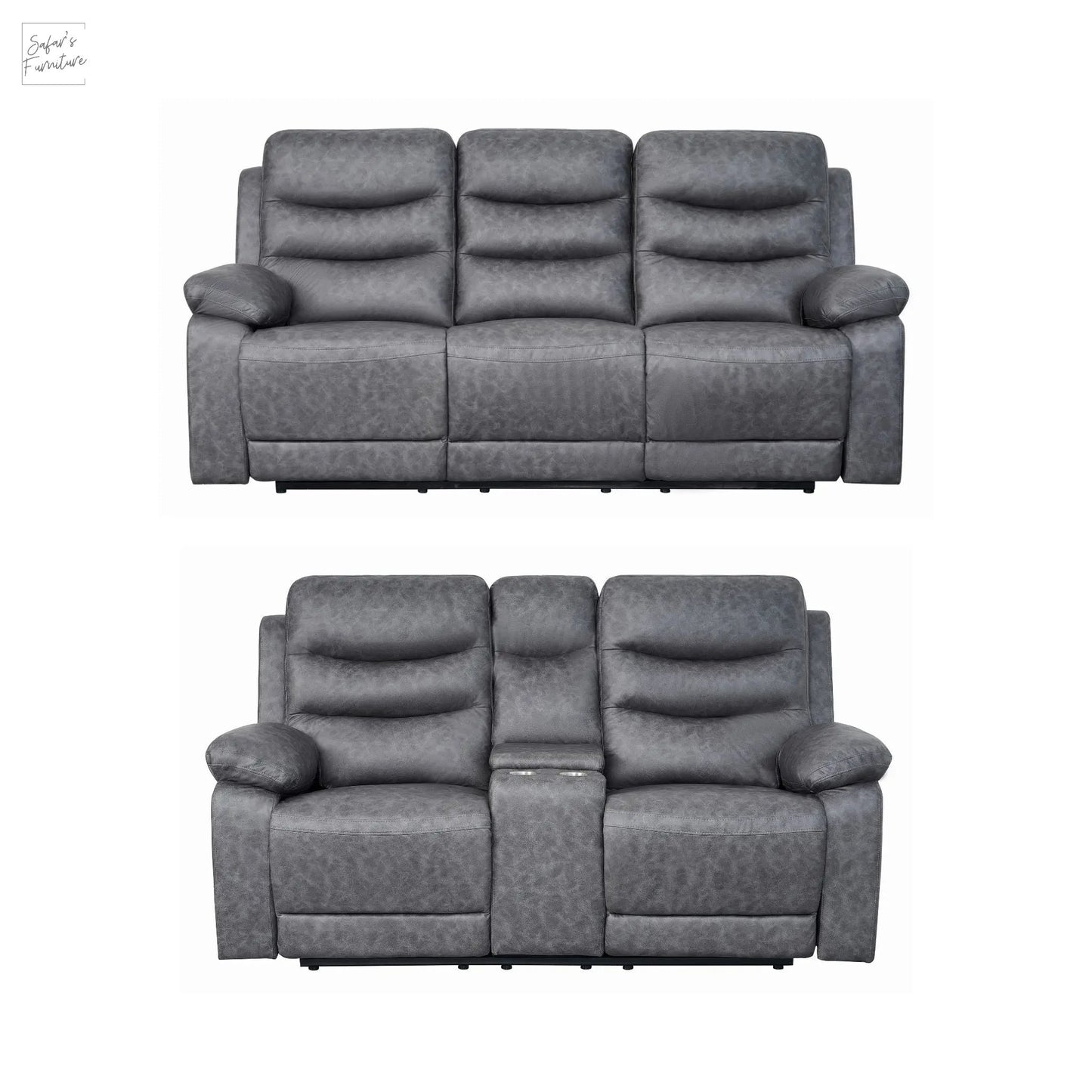 London Grey Electric Recliner Set (2+3 Seaters) My Store
