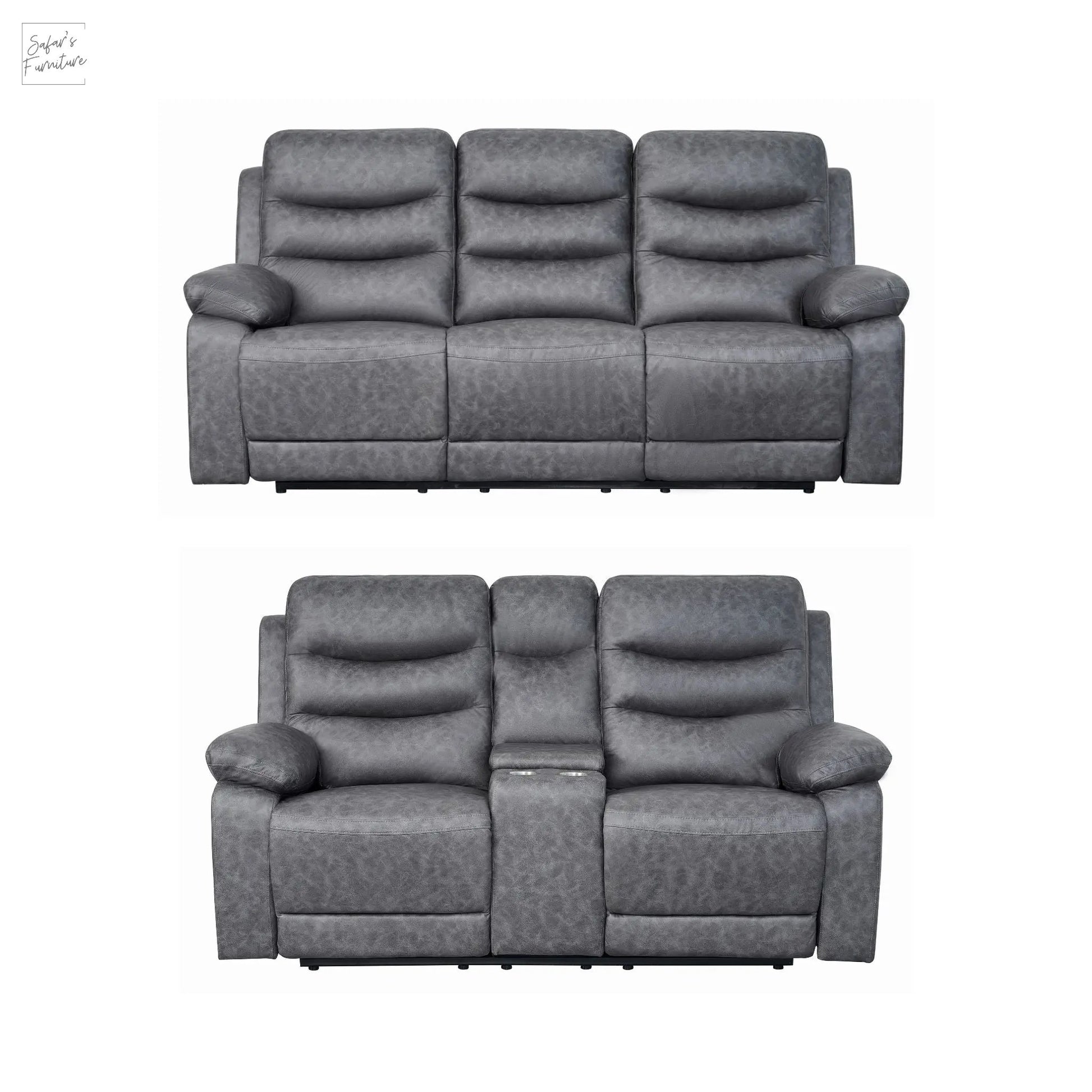 London Grey Electric Recliner Set (2+3 Seaters) My Store