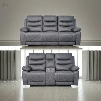 London Grey Electric Recliner Set (2+3 Seaters) My Store