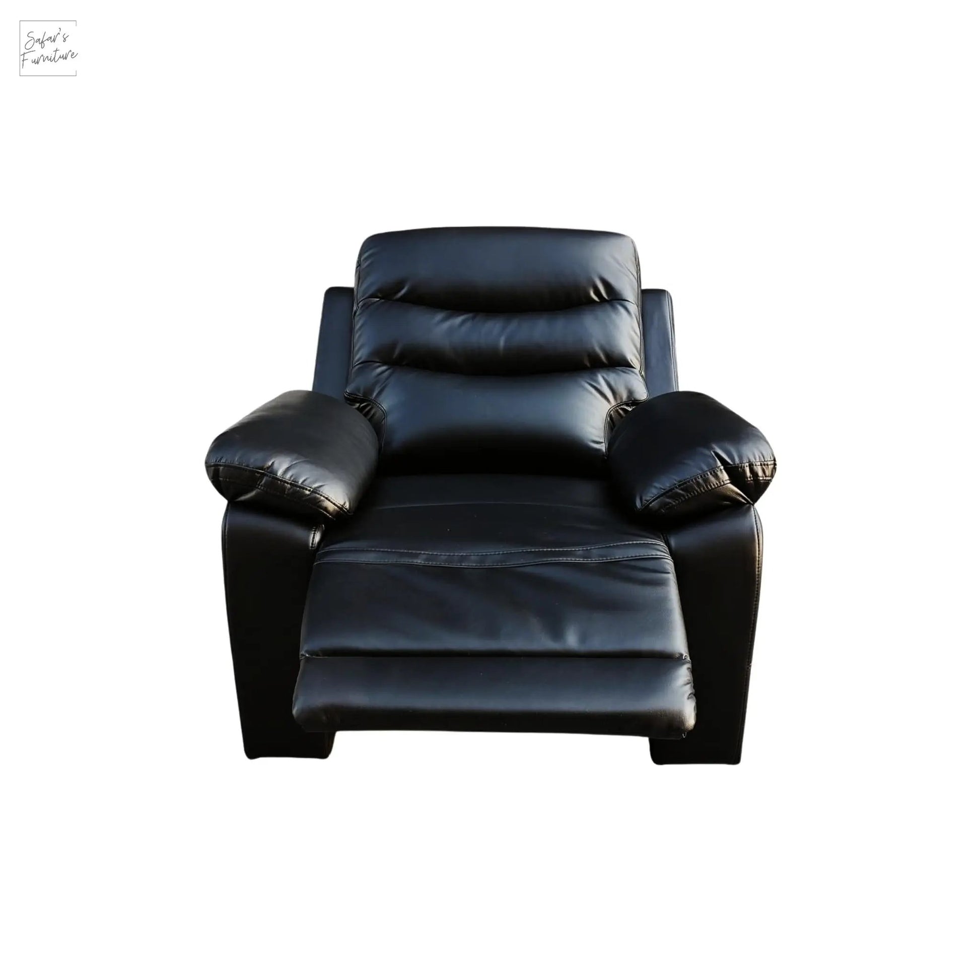 London Single Black Electric Recliner My Store