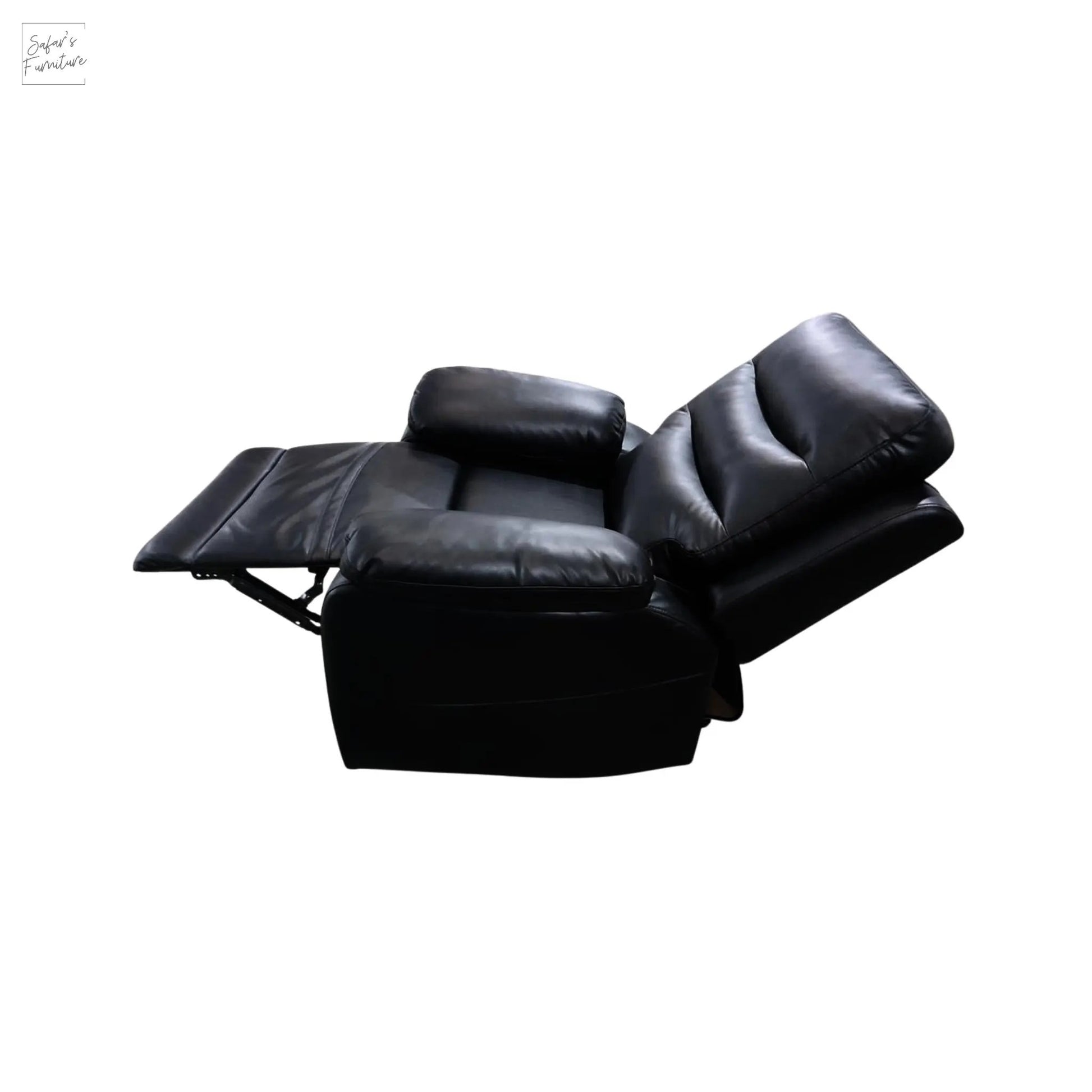 London Single Black Electric Recliner My Store