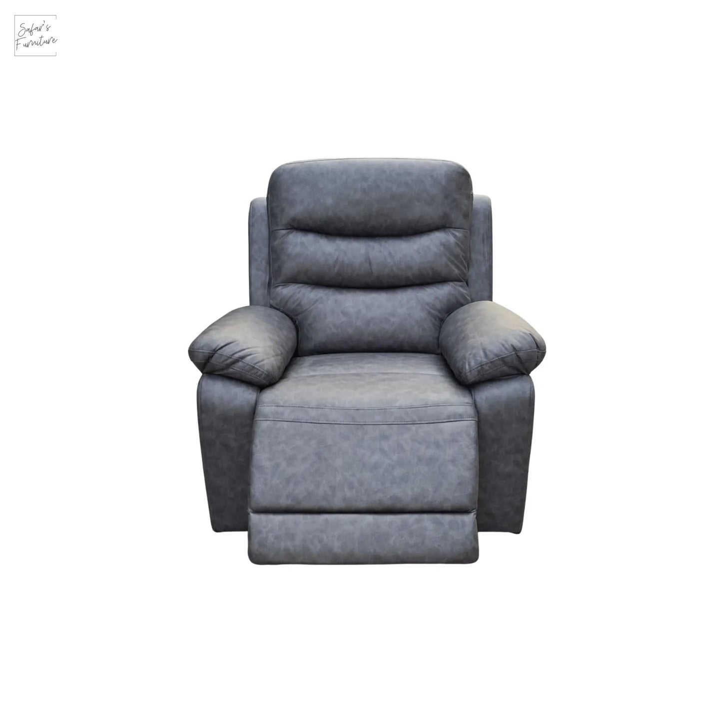 London Single Grey Electric Recliner My Store