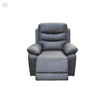London Single Grey Electric Recliner My Store