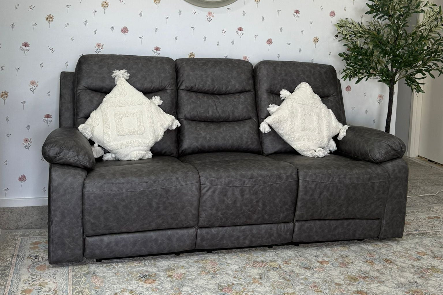 Load video: 3 Seater Grey Electric Recliner Assembly Video (tutorial)