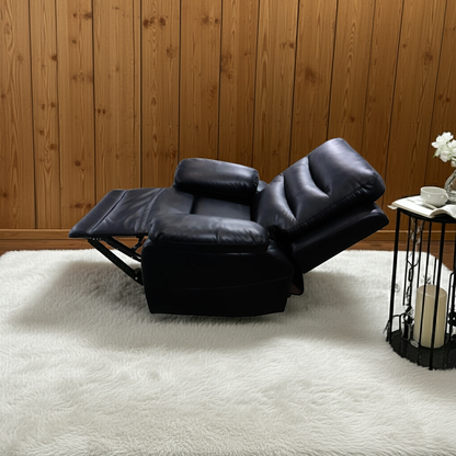 London Single Black Electric Recliner