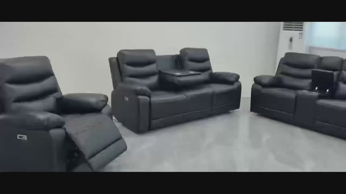 London black recliner set